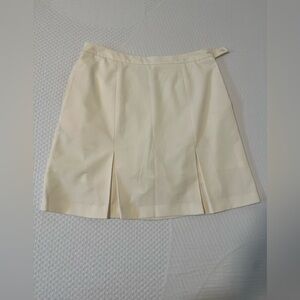 EP PRO Cream Pleated Golf Skirt